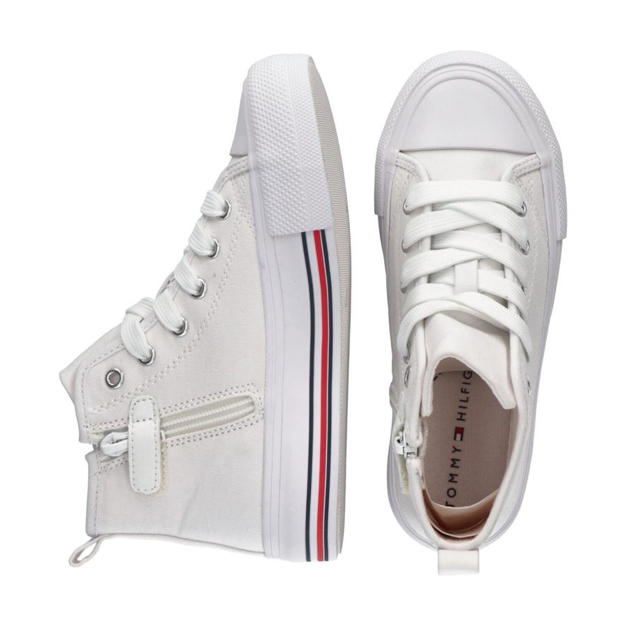 Sneaker alta allacciata da bambina Tommy Hilfiger | T3A9326790890100